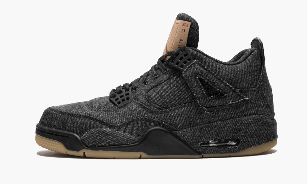 Levi's x Air Jordan 4 Retro 'Black Denim' AO2571-001 13