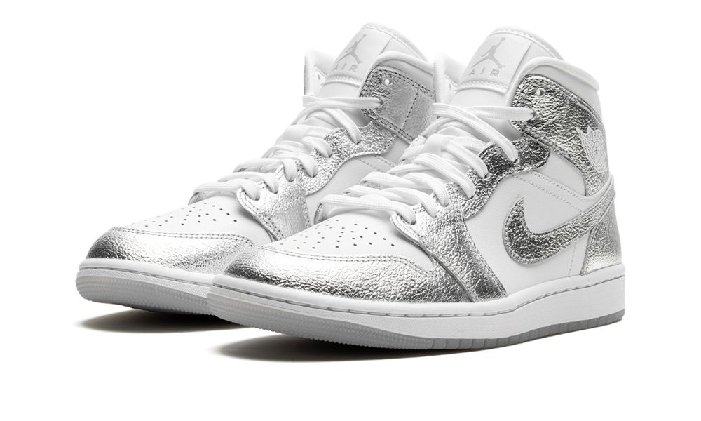 jordan 1 white metallic silver