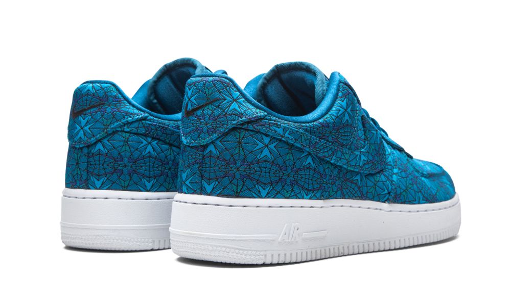 nike air force 1 low stained glass green abyss