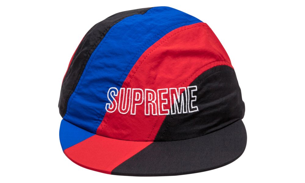 Diagonal Stripe Nylon Hat \