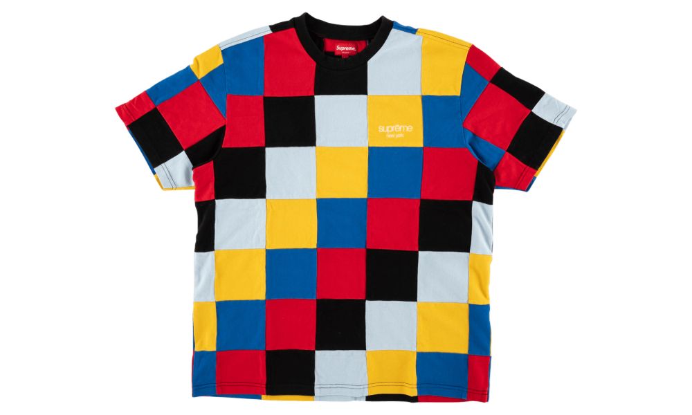 supreme patchwork pique tee